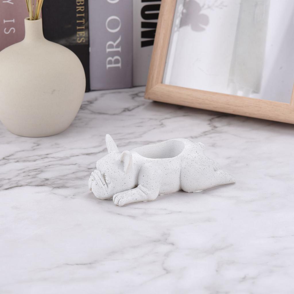 Puppy Pot Decoration Resin Pot Dog Flower Plant Pot