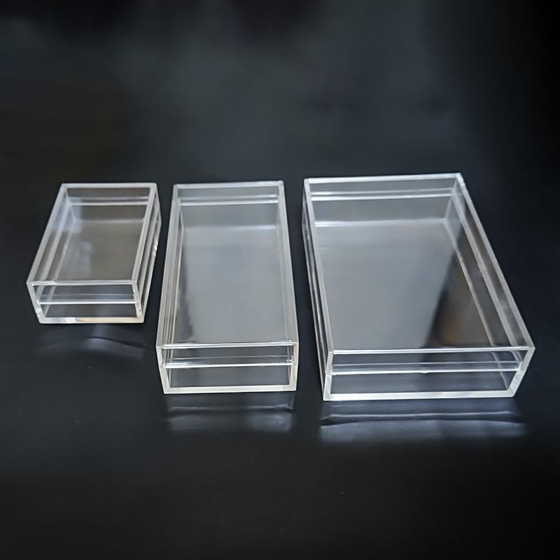 Clear Acrylic Rectangular Gift Box for Tea and Party Souvenirs