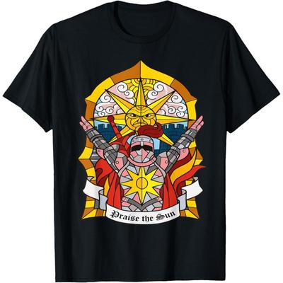 Praise the Sun Knight RPG Gaming Mosaik T-Shirt
