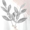 Gold Wheat and Bamboo Leaf Floral Arrangement for Home and Christmas Decoration