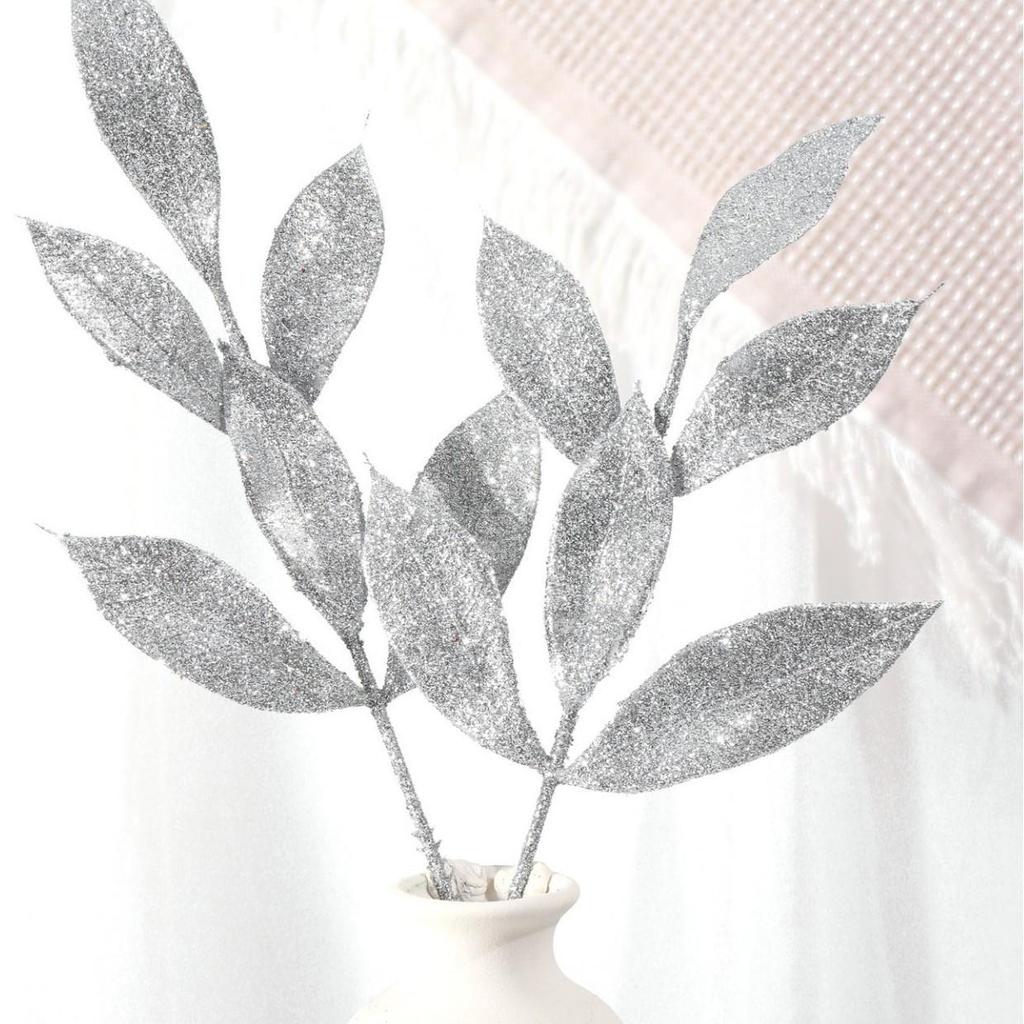 Gold Wheat and Bamboo Leaf Floral Arrangement for Home and Christmas Decoration