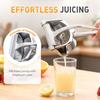 Fresh Juicer, Upgraded Manual Juicer, Lemon Juicer, Manual Press Type, Ergonomic Handle, Easy To Clean, Suitable For Oranges, Tangerines, Pomegranates