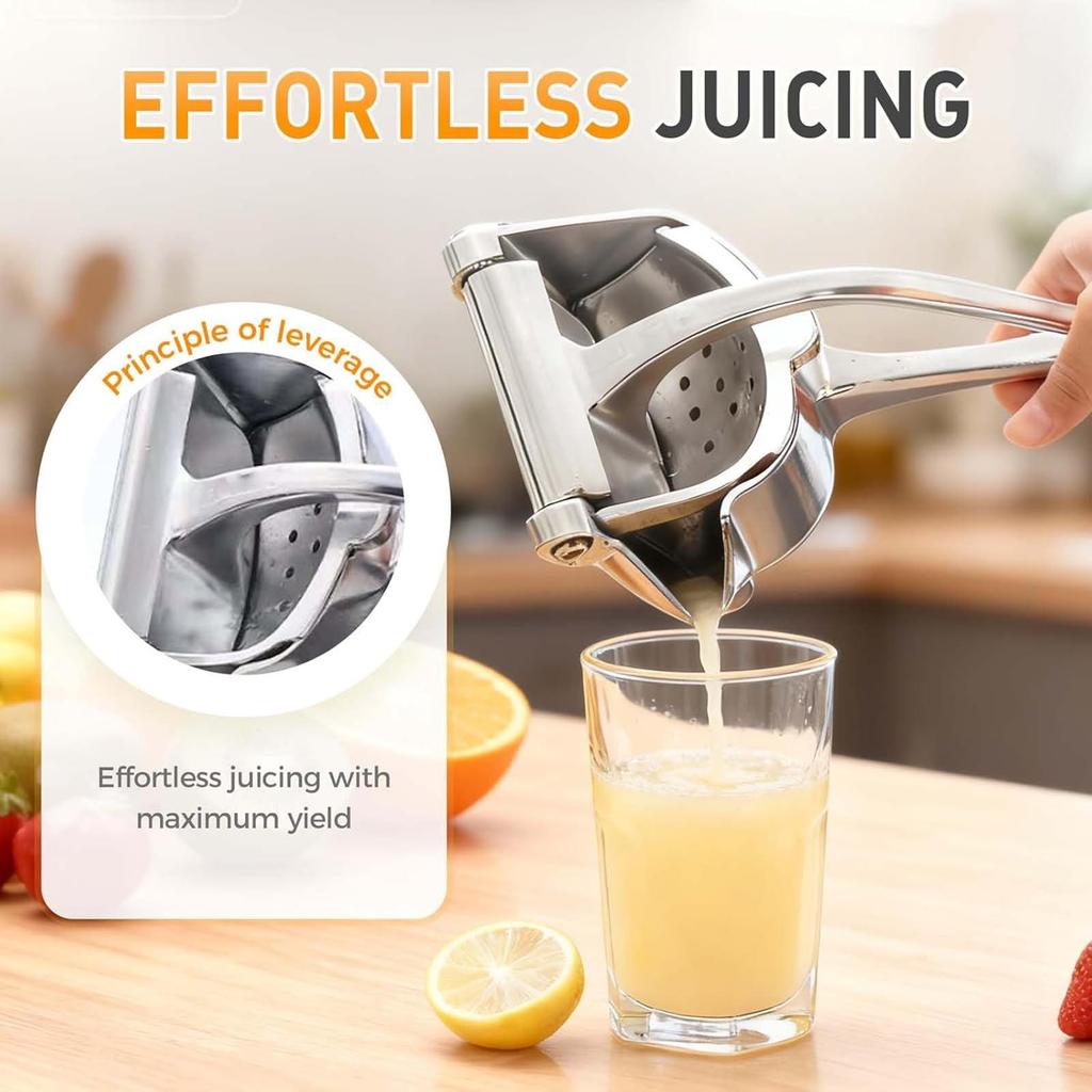 Fresh Juicer, Upgraded Manual Juicer, Lemon Juicer, Manual Press Type, Ergonomic Handle, Easy To Clean, Suitable For Oranges, Tangerines, Pomegranates