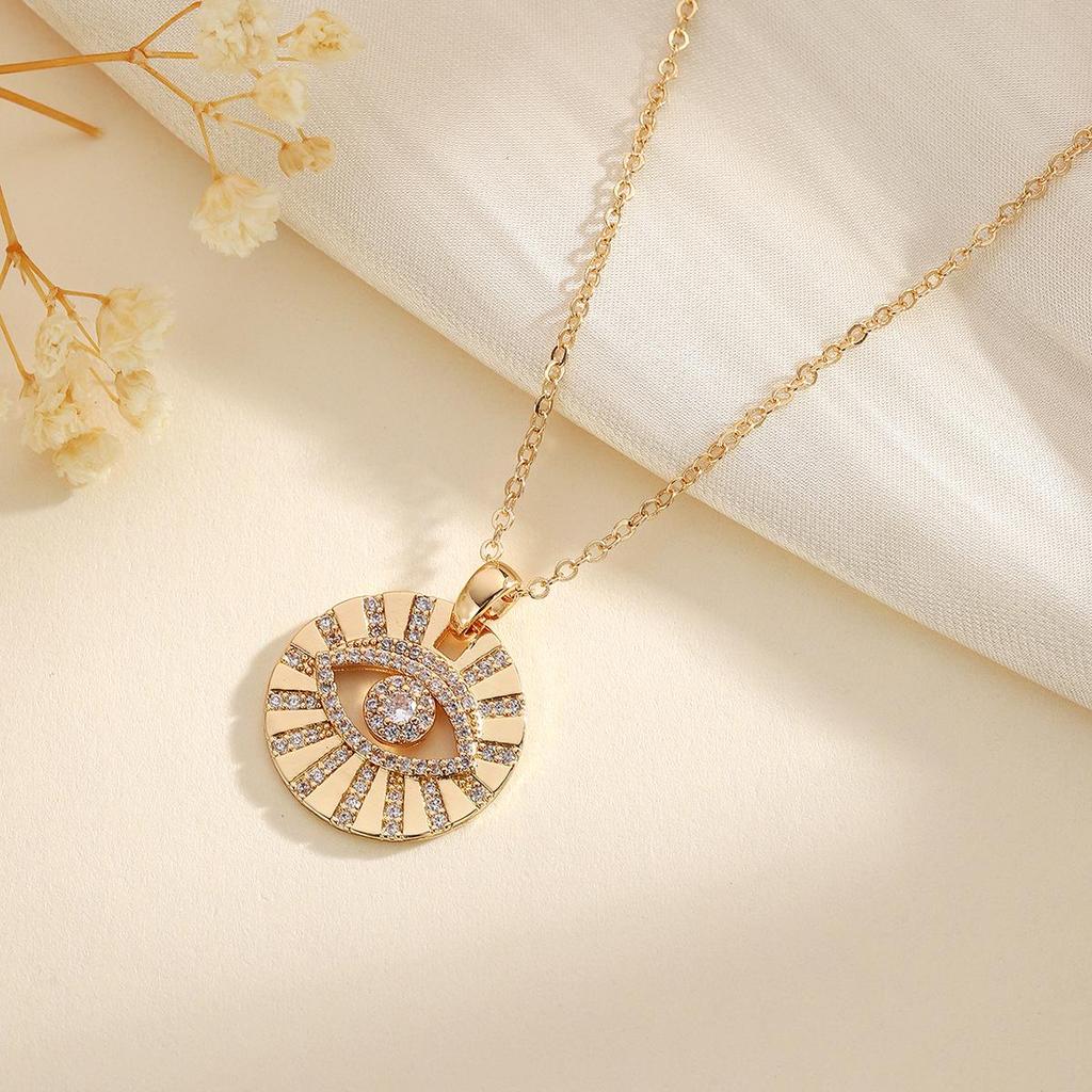 Turkish Evil Eye Necklace Pendant - Women's New Style Devil's Eye Necklace Accessory