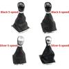 5/6 Speed Gear Shift Knob Lever HandBall For Ford Focus 2 MK2 2005-2008 Small Frame Gaiter Boot Leather Cover