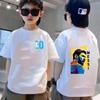 Sommer Kinder T-Shirt Kurzarm Messi Doppelseitiger Druck Lässig Mode Sport T-Shirt Top Kind Y2k Junge Mädchen Kleidung