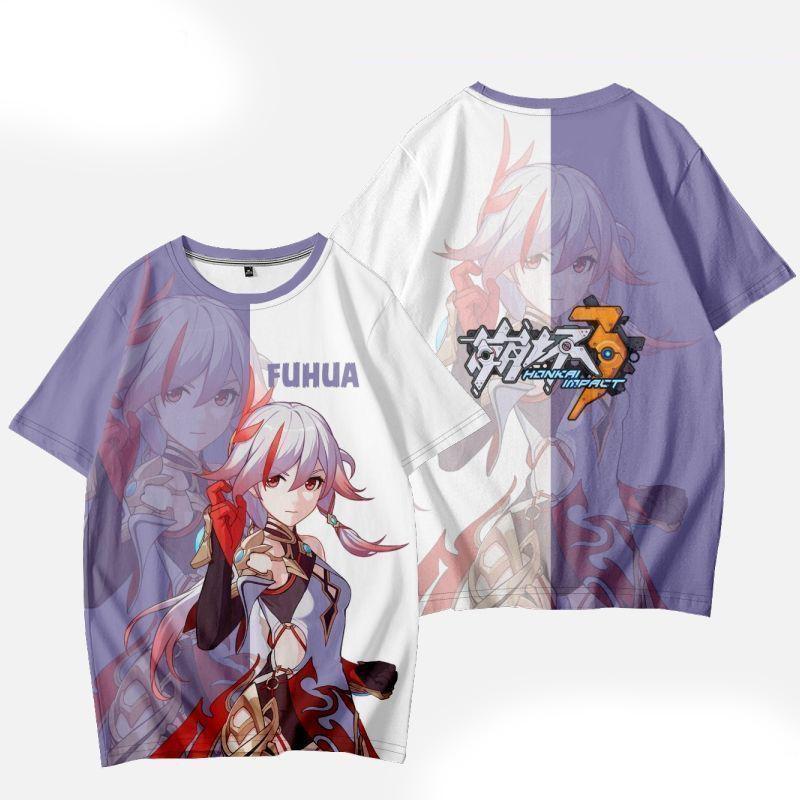 Games Honkai Impact 3rd T-shirts 3D Print Kid Anime Tee Men Women Short Sleeve O-Neck T Shirt Harajuku Cosplay Y2k Tops Clothing