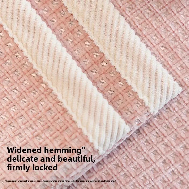 1 Stück Waffel-Plaid Sofa-Handtuch Rutschfester Chenille Sofa-Sitzüberzug Universal Couch Kissenpolster Rückenlehne Armlehnenbezug Zuhause