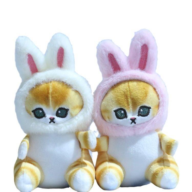 Plush Cute Adorable Cat Keychain Cartoon Stuffed Animal Pendant For Bags Accessories And