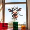 1PC Funny Cute Cartoon Cow Room Decoration Living Room Bedroom Decoration Toilet Stickers Wall Stickers