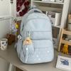 Schoolbag Mifu Soft Peach Powder Campus Sweet Wind School Bag Korean junior and high school girls go out in class Versatile backpack