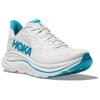 HOKA Clifton 10 White Skyward Blue Men Sneakers 1162030-WKY
