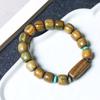 Hot Sale Natural Fragrance Bracelet Durable Lightweight Fashion Con Cuentas Bright Color Gift Smooth Wooden Bead Bracelet