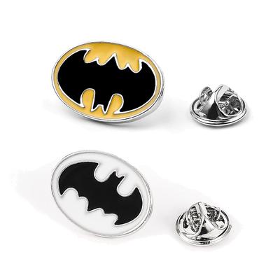 Accesorios de película europeos y americanos Batman, insignia de Batman, broche, pin, ropa, fuente
