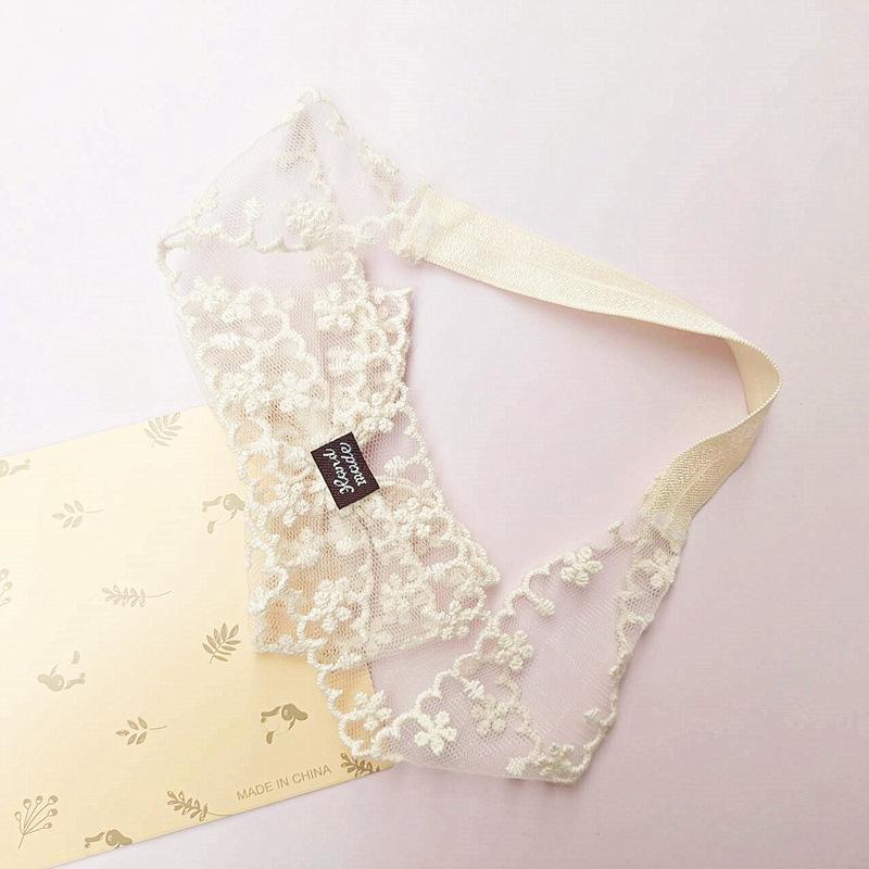 Lace Florwers Baby Girls Headbands Elastic Princess Girl Hair Bands  Bowknot Cute Infant Headwear Accessories