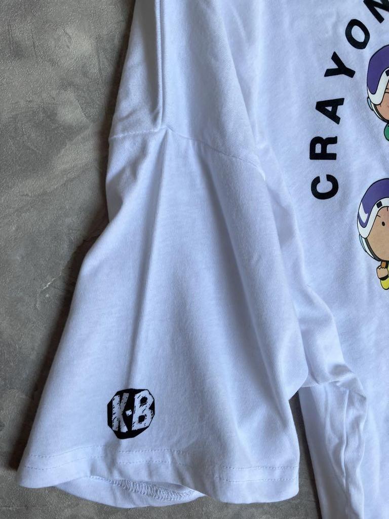 [USED] Tagged Crayon Shin-chan Kasukabe Kasukabe Defense Force T-shirt Anime