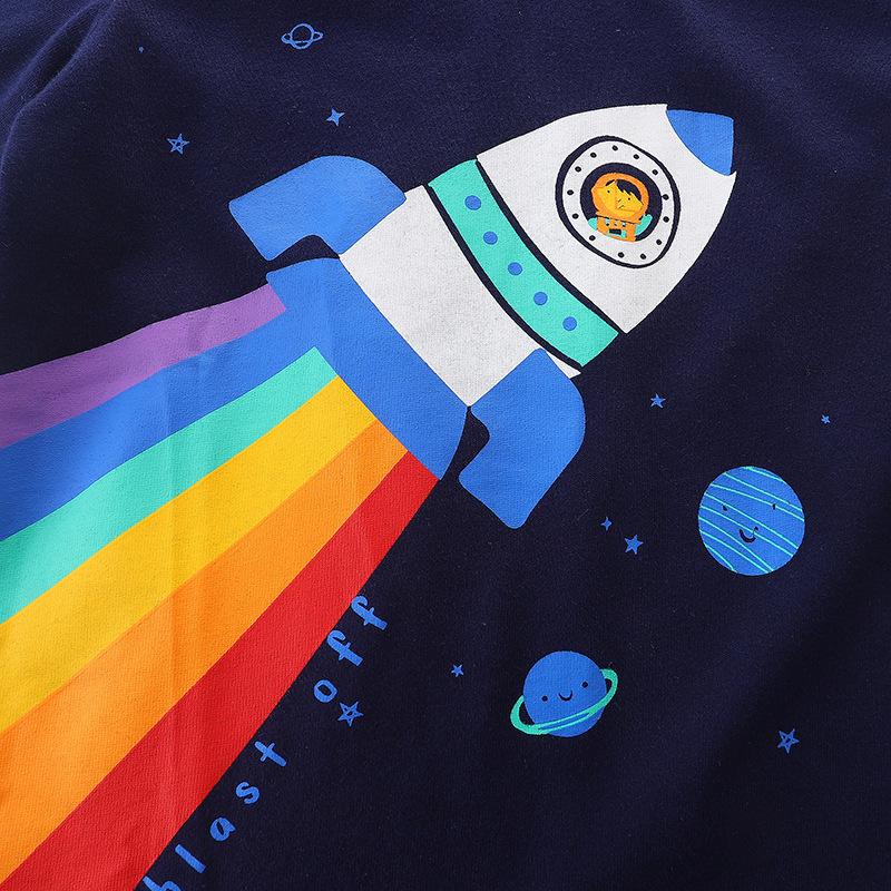 Summer New Children's T-shirt Boys Short-sleeved T-shirt Cartoon Round Neck Bottoming Shirt