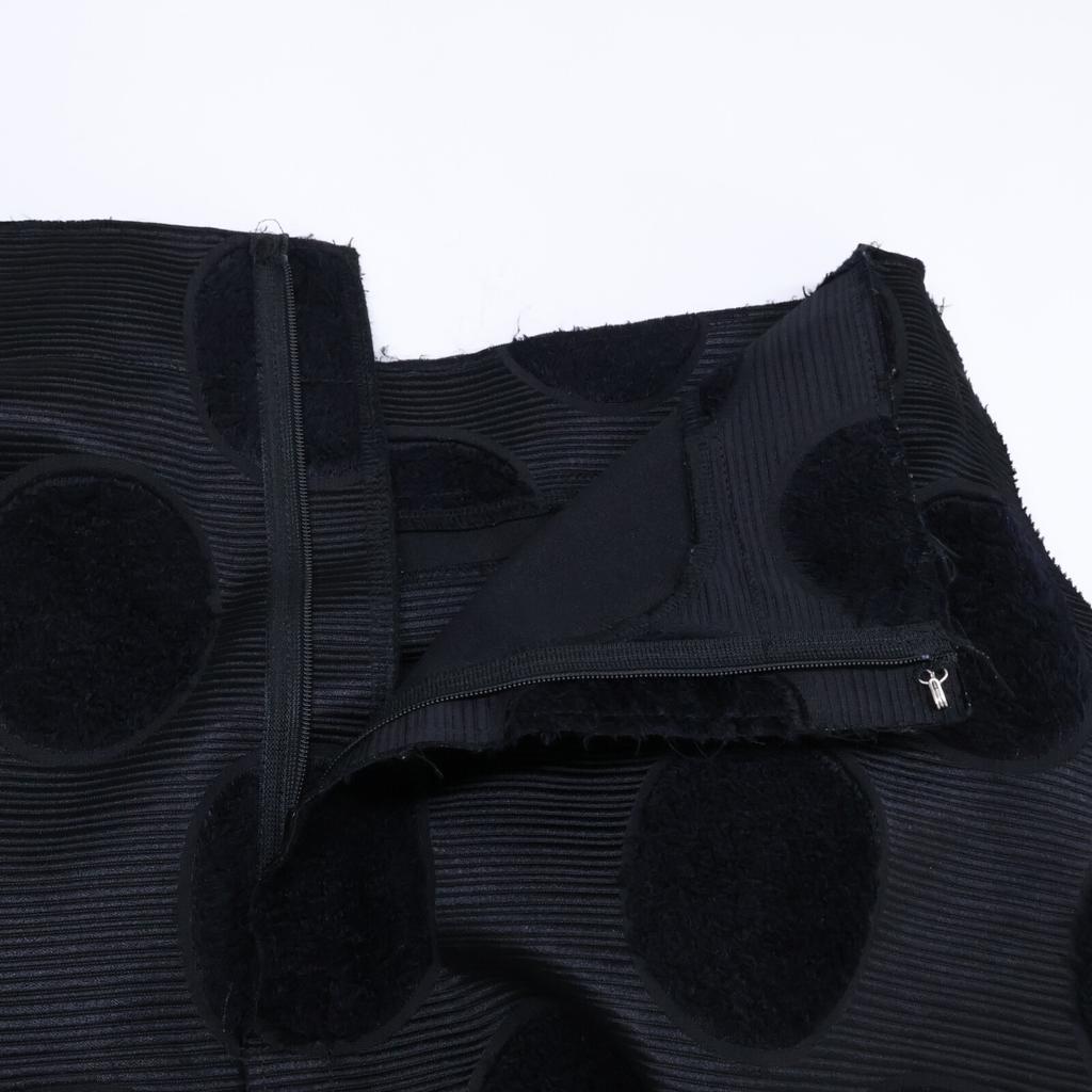 COMMEdesGARCONS GJ-S011 AD2012 Dot Pattern Reconstructed Skirt skirt S blackUsed