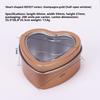 Tinplate Small Jewelry Heart-shaped Iron Can Tinplate Box Badge Small U Disk Iron Box