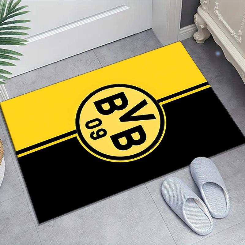 1 Stück Fußballteam-Design Teppich - Rutschfest, Weich & Gemütlich Fußmatte für Wohnzimmer, Schlafzimmer, Büro - Dekoteppich für Innen/Außen