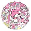 Cartoon Rabbit Melody Stickers: 50 Sheets for Notebooks, Journals, Suitcases, and Cars