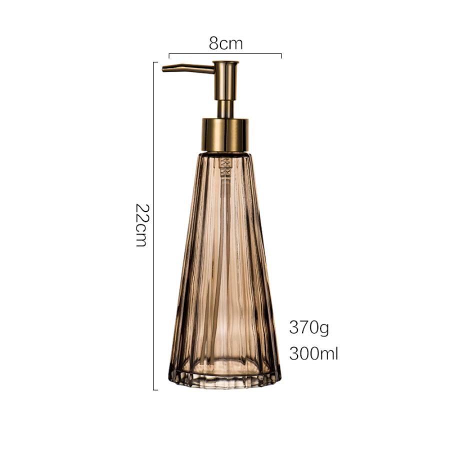 Sticlă de loțiune în formă de umbrelă, dozator de săpun de lux, 300 ml, reîncărcabilă, sticlă de gel de duș lichid, pentru baie de hotel