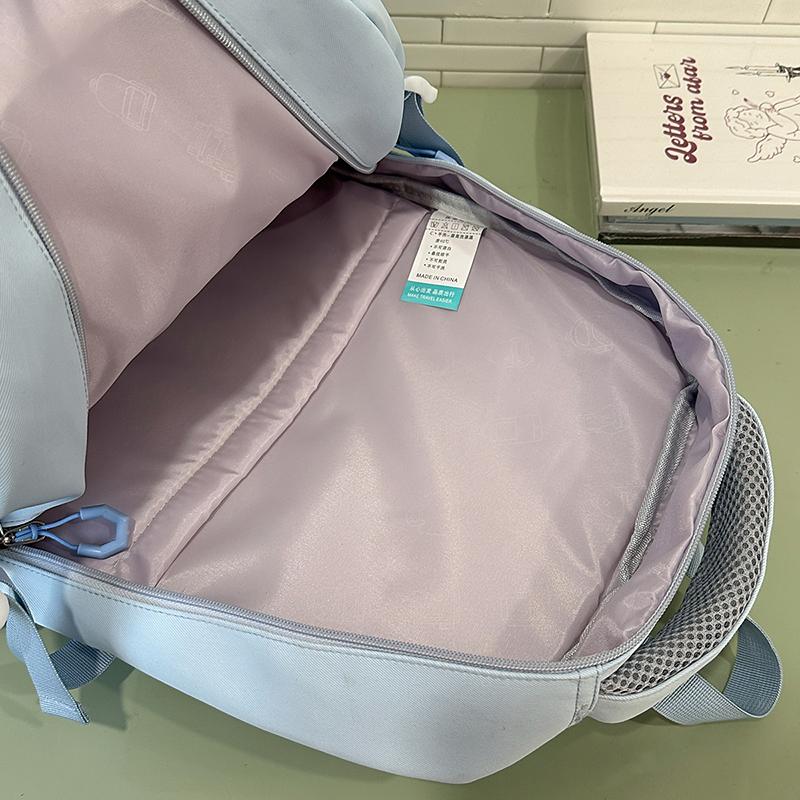 Women's Travel Backpack College Style Large Capacity Backpack Student Schoolbag Computer Bag with Coin Purse