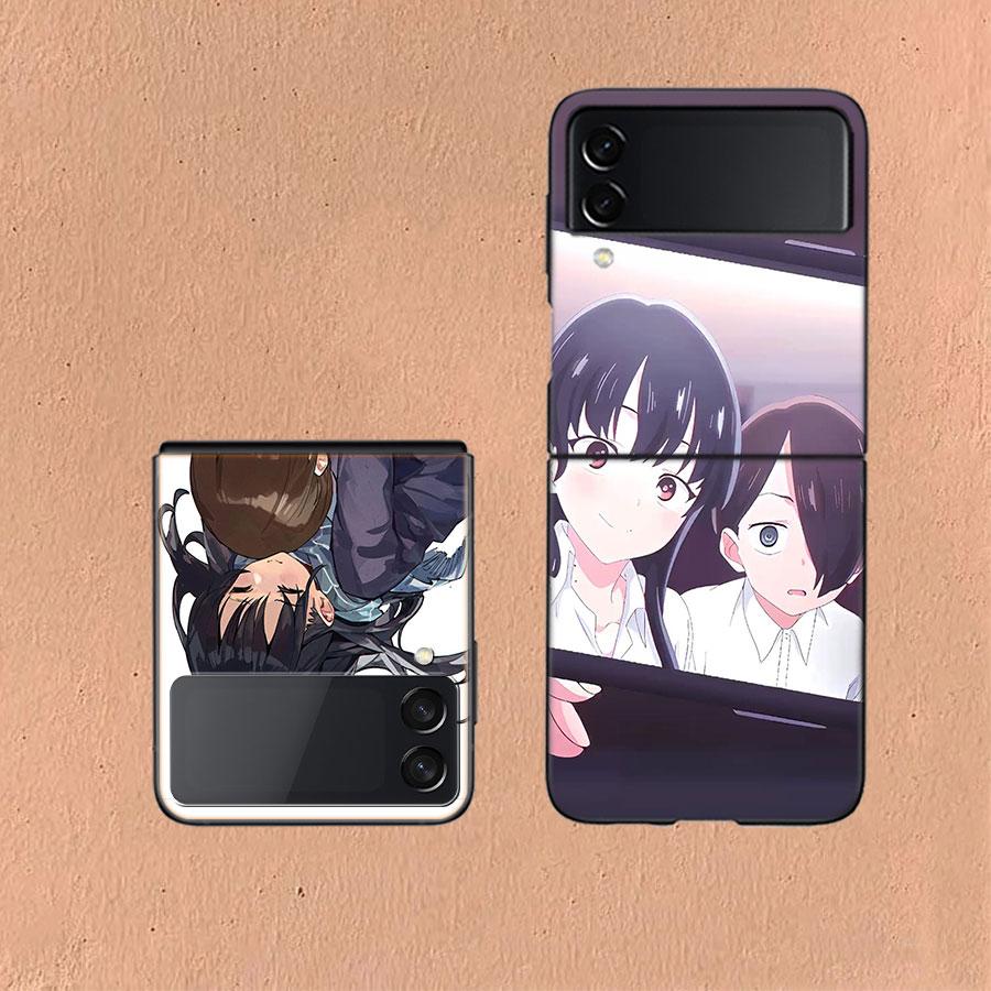 Yamada Anna Coque For Samsung Z Flip7 6 Galaxy Case Shockproof Z Flip5 Z Flip3 4 5G Hard Cover Phone TPU PC Hard Funda