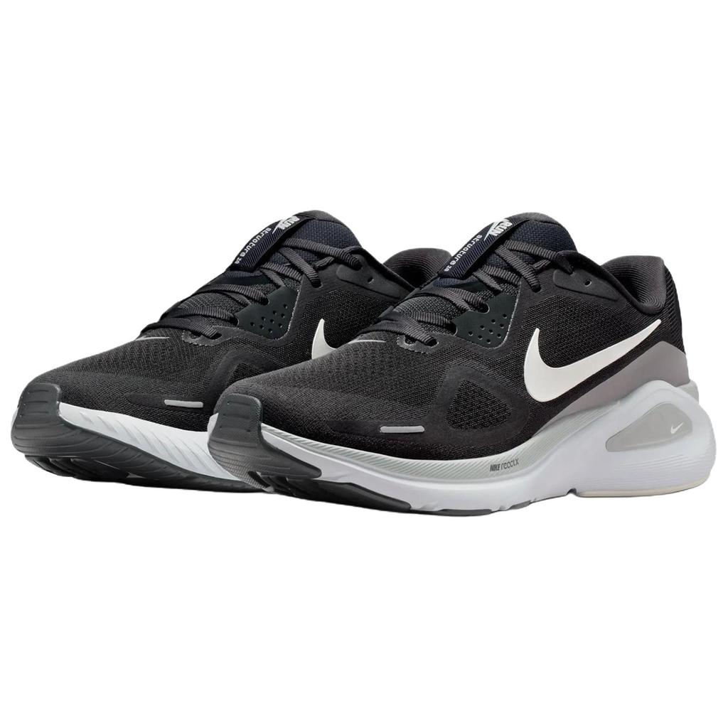 Nike Structure 26 Comfortable Versatile Non-Slip Breathable Lightweight Rebound Casual Running Shoes Men Sneakers Black HJ1102-005
