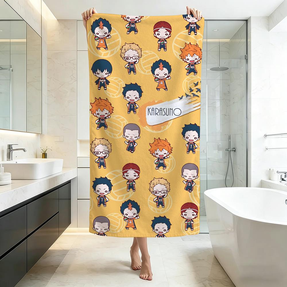 Energetic-Haikyuu!!S Towel Five-Star Hotel Quality Eco-Friendly Ultra Soft Thick Towels & Beach Towels