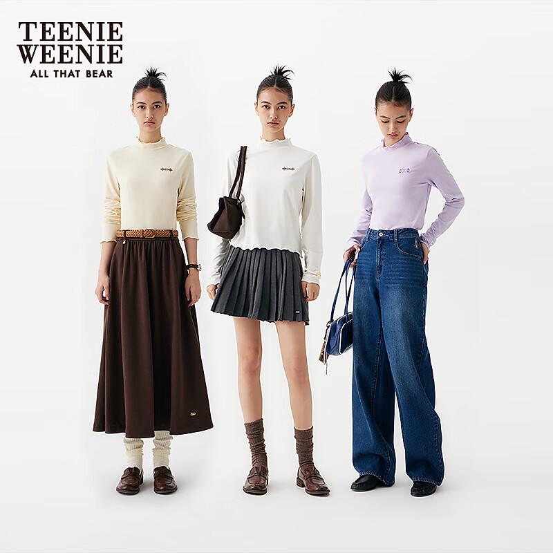 Teenie Weenie Women's Ruffle Long Sleeve T-Shirt