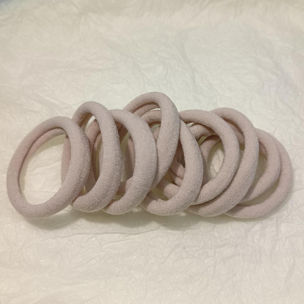 Black Seamless High Elastic Hair Tie Rubber Band