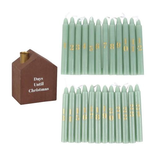 Something Different Advent Mini Candle & Holder (Pack of 24)