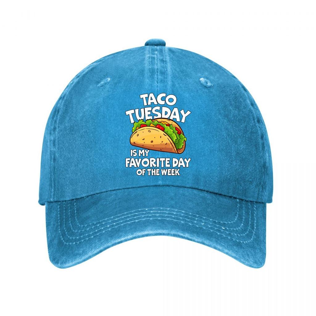 Taco Tuesday Is My Favorite Day Of The Week Washed Baseball Cap Outdoor For Womens Unisex FeUnisex