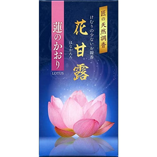 Baikundou Low-Smoke Incense, Flower Ambrosia, Lotus Scent / Made in Japan, Awaji Island, Baikundou Incense, Aromatherapy, Home Use, Practical, Buddhis