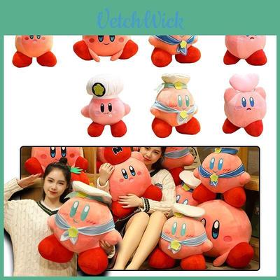 Adorably Soft 32 Cm Kirby Adventure Chef Strawberry Plush Dolls For Kids And Collectors