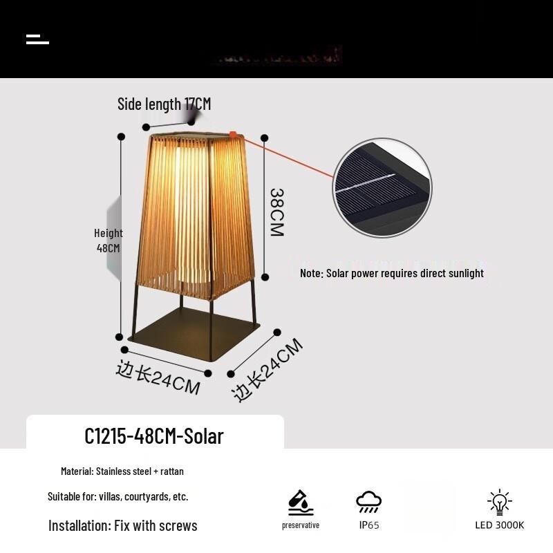 Садовый напольный светильник Xuanyong на солнечных батареях для улицы