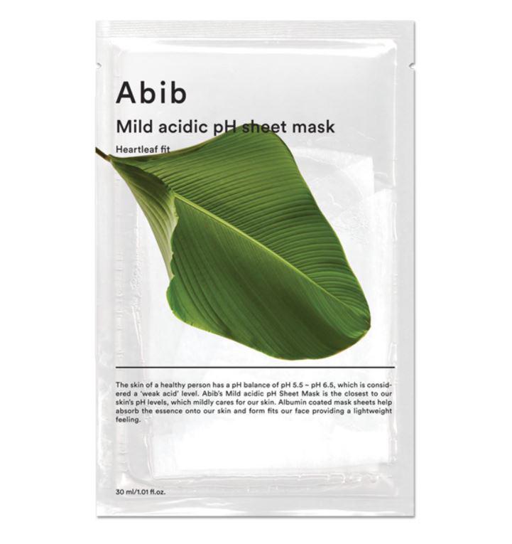 

Abib Mild Acidic pH Sheet Mask Heartleaf Fit [30 мл * 10 шт.]