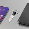3-in-1 Kette Micro USB Magnetisch Schlüssel Typ-C Daten Ladekabel