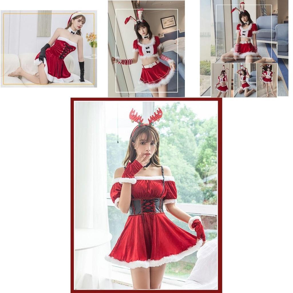 Adorable Feminine Christmas Costume Suit Offering Unique Bunny Girl Design