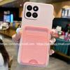 Etui na telefon For Honor 400 Smart G z miejscem na karty, portfelem, uchwytem, do Huawei Honor400 Smart X7d 4G, matowe, miękkie silikonowe, ochrona tyłu