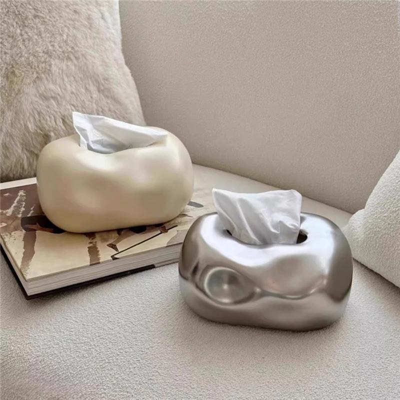 Tissue Box Advanced Napkin Holder Living Room Dining Table Tissue Case Household Tissue Storage Box