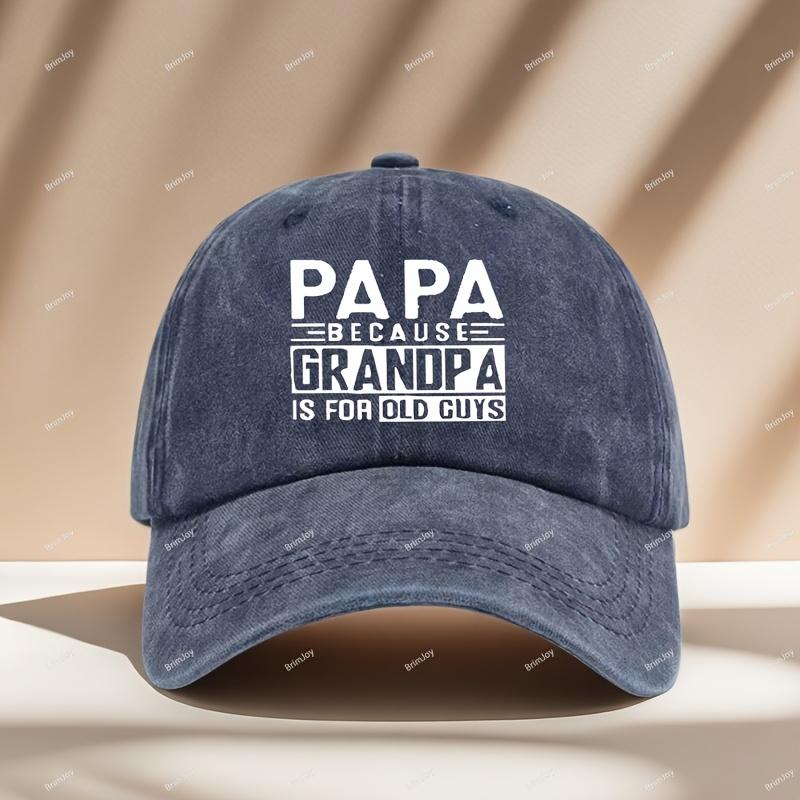 A Vintage Baseball Cap Designed for Grandfathers Featuring Humorous Text This Unisex Trucker Hat Is Suitable for Both Unisex And
