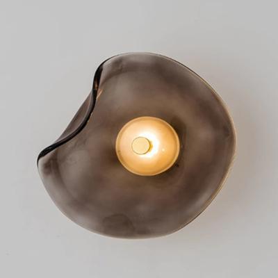 Japanese Retro Simplicity Glass Wall Lights Modern Nordic Bedroom Living Room Board Wall Lamp Entrance Lighting Home Decor LED