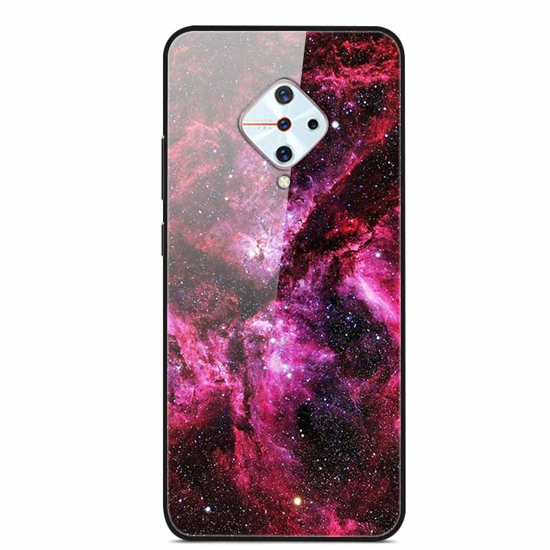 Für vivo V17 Hüllen V17 Pro Gehärtetes Glas Harte Rückseite Für Vivo V15 Pro Handyhülle Coque Für Vivo X50 Pro Lite Hülle X 50Lite