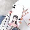 Hand Drawn Beautiful Characterss Phone Case For IPhone 14 13 12 11 XS X 8 7 6 Plus Mini Pro Max SE 2022 Soft Black Phone Cover