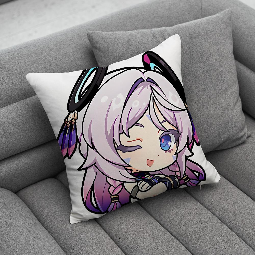 GGenshin Impact Citlali Pillow Case Soft Cushion Cases for Farmhouse Sofa Decor Home Decorations and Protector
