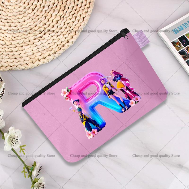 KPop Demon Hunters Pencil Case Cute Multipurpose Bag Fashion Anime Portable Cosmetics Storage Printing Go To School Beautiful Gift for Kid