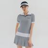 TAYLORMADE APPAREL Women'S Jacquard Knit Collared Short Sleeve T-Shirt T8031Tn6141-100