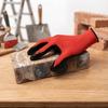12 Pairs Anti-Skid Work Gloves Crinkled Coating High Grip Gloves  Industrial Use